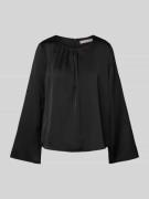 Regular fit blouse met ronde hals