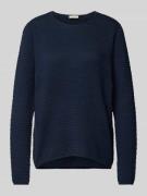 Gebreide pullover met ribboorden, model 'Dodo'