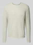 Gebreide pullover met ribboorden, model 'GEORGE'