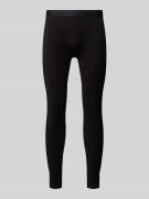 Legging met elastische band met logo