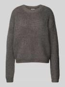 Gebreide pullover met ronde hals, model 'KAIA'