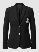 Blazer met labeldetail, model 'ANFISA'