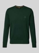 Gebreide pullover met labeldetail, model 'Kanovano'