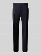 Regular fit pantalon met persplooien, model 'Lenon'