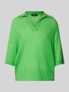 Gebreide pullover met V-hals