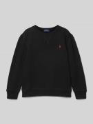 Sweatshirt met logostitching