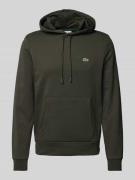 Regular fit hoodie met katoen