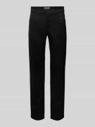 Slim fit stoffen broek met steekzakken, model 'Morgan'