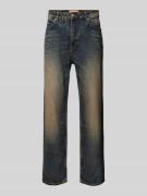 Baggy jeans met vintage wassing, tint en logodetail