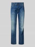 Straight leg jeans met steekzakken, model 'Mosa'