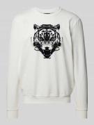 Sweatshirt met motiefprint