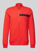 Sweatjack met labeldetail, model 'G-Style'