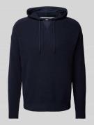 Relaxed fit hoodie van puur katoen van een materiaalmix