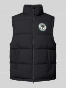 Regular fit bodywarmer met opstaande kraag