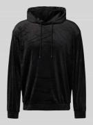 Hoodie met elastische boorden