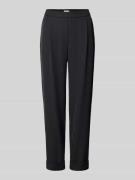 Slim fit pantalon met bandplooien