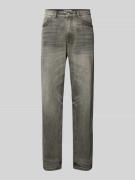 Baggy fit jeans in 5-pocketmodel met viscose