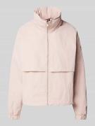 Windbreaker met opstaande kraag