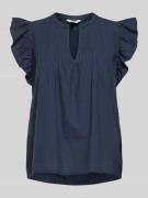 Blouse met V-hals, model 'Gemala'