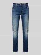 Regular fit jeans met labelpatch, model 'DELAWARE'