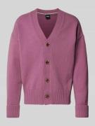 Cardigan met extra brede schouders, model 'Ballaco'