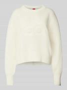 Gebreide pullover met extra brede schouders, model 'Sisminye'