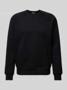 Sweatshirt met ribboorden