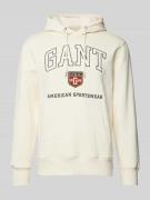 Hoodie met labelprint