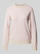 Gebreide pullover met ronde hals, model 'RIL'