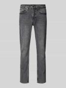 Tapered fit jeans in 5-pocketmodel, model 'DYLAANO'