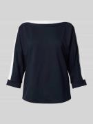 T-shirt met 3/4-mouwen van pure viscose, model 'Kelva'