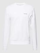 Sweatshirt met labeldetail