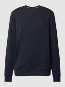 Sweatshirt met labeldetail, model 'Westart'