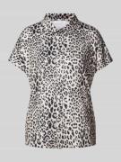 Blouseshirt met dierenprint