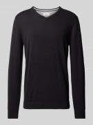 Gebreide pullover met V-hals