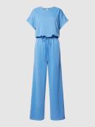 Jumpsuit met strikceintuur, model 'Axton'