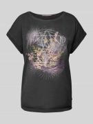 T-shirt met motiefprint, model 'Gruselwald'