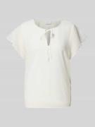 Blouseshirt met ronde hals, model 'EDEE'