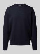 Gebreide pullover van scheerwol met ronde hals