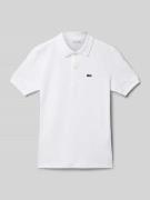 Poloshirt met labeldetail