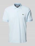 Classic fit poloshirt met labelbadge