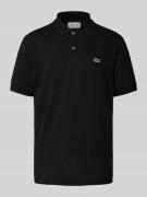 Classic fit poloshirt met labelbadge