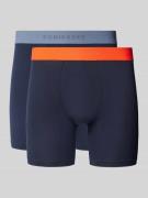 Boxershort met elastische logo in band in een set van 2 stuks