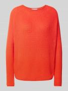 Gebreide pullover met ronde hals