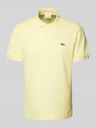 Classic fit poloshirt met labelbadge