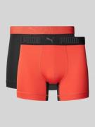 Boxershort met labeldetail in een set van 2 stuks