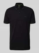 Poloshirt met labeldetail