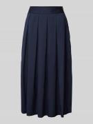 Midirok met stolpplooien, model 'KYLIE'