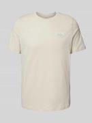 T-shirt met labelprint