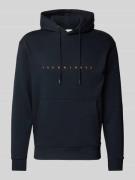 Hoodie met labelprint